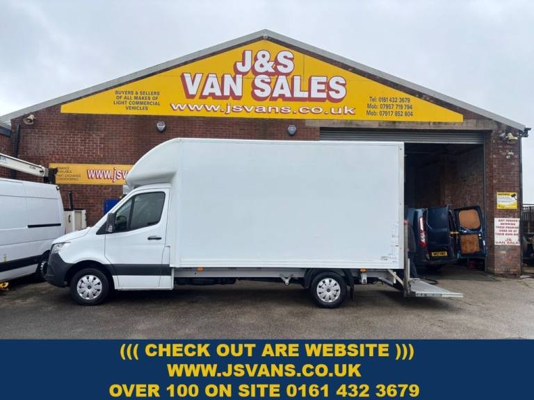 2021 71 MERCEDES-BENZ SPRINTER 2.1 314 CDI PROGRESSIVE LUTON BOX VAN TAIL LIFT E