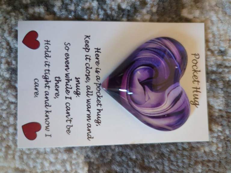 Pocket hug card 