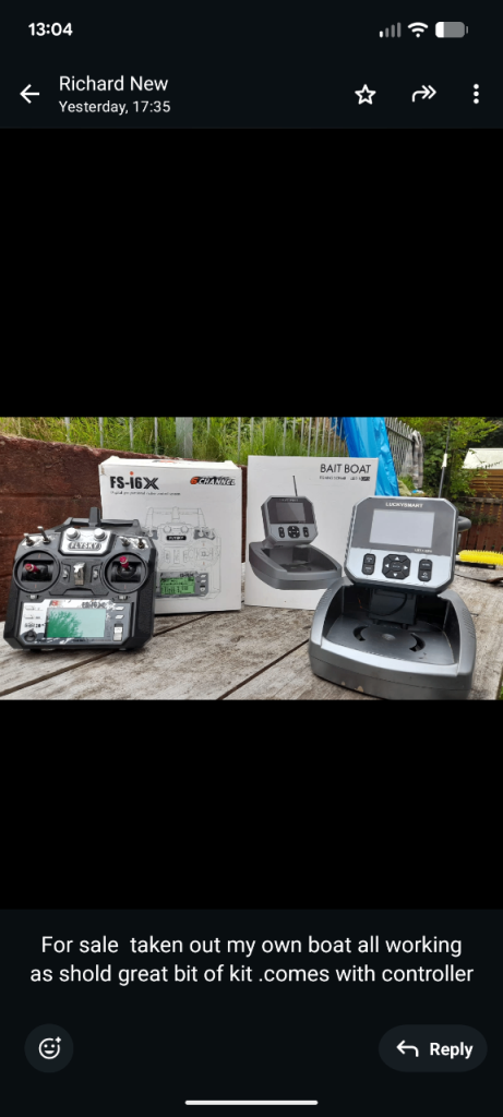 Bait boat fishing sonar