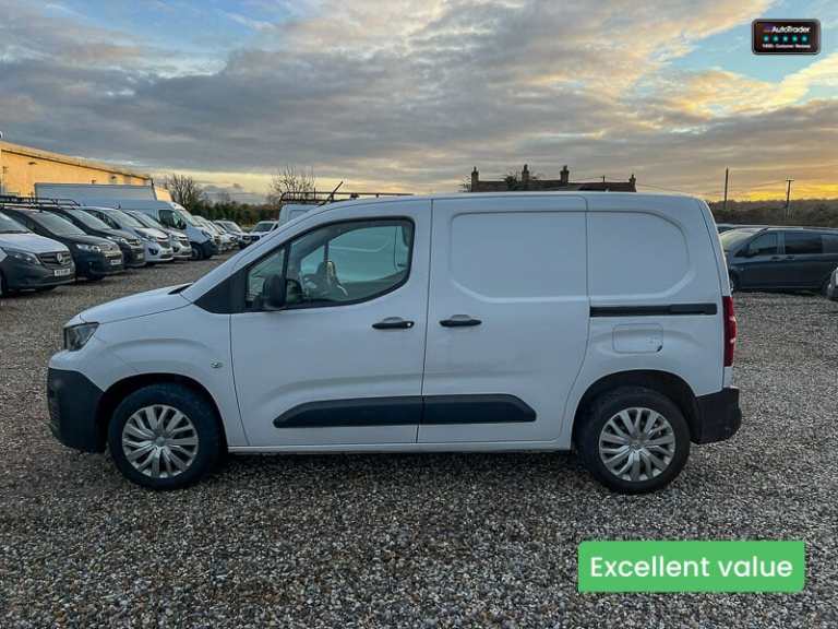 2020 Peugeot Partner SWB L1H1 Low Roof Professional Air Con Sensors EURO 6 NO VAT Panel Van Diese...