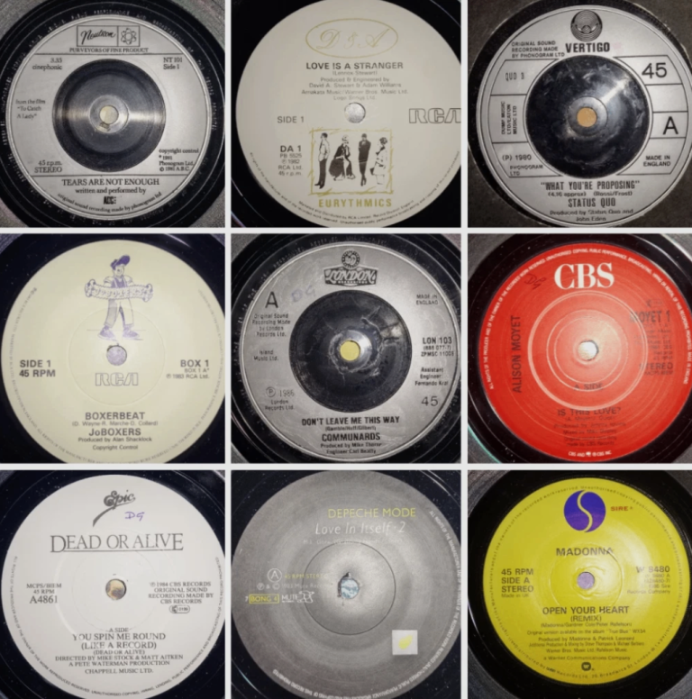 Joblot 247 x 7" Singles 90s 80s 70s 60s New Wave Disco Pop Rock Soul Funk Collection Bundle Vg+ Nm ✞