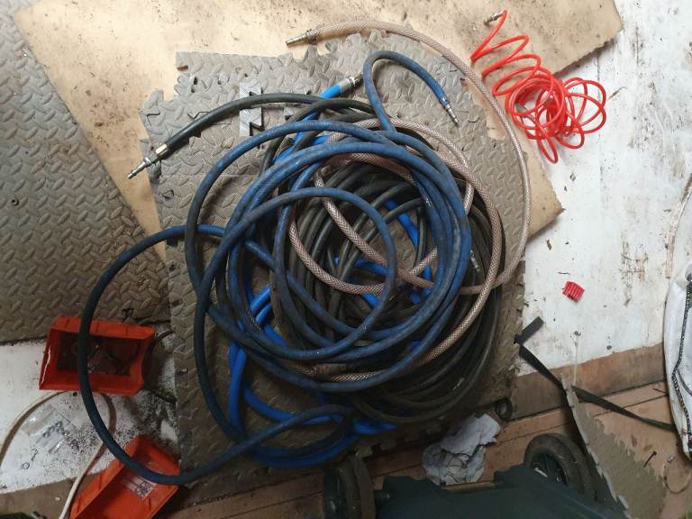 Various used compressor Air lines