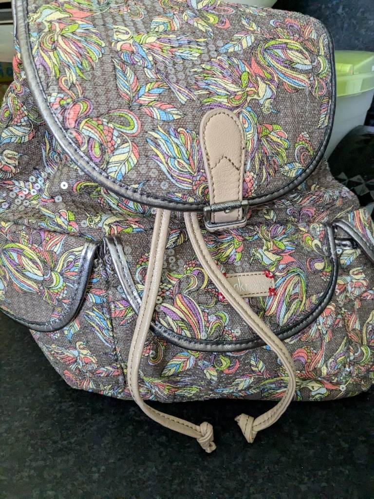Monsoon Sequin Rucksack Bag