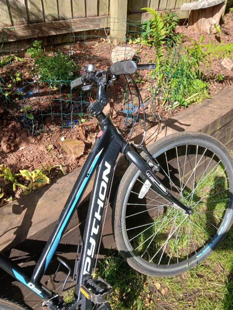 Python Black Hybrid Bike - Good Used Condition