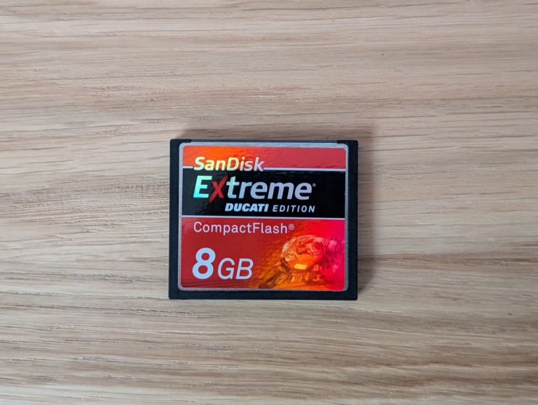 SanDisk Extreme Ducati Edition 8GB CF Memory Card