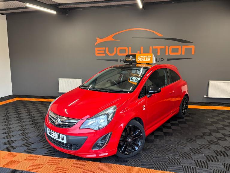 2013 Vauxhall Corsa 1.2 Limited Edition 3dr HATCHBACK Petrol Manual
