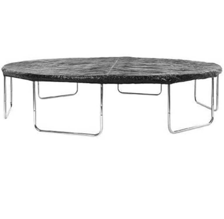 Trampoline Dust Rain Cover Black Polyethylene, UV Light, Water Resistant, Weatherproof, Dust Proof