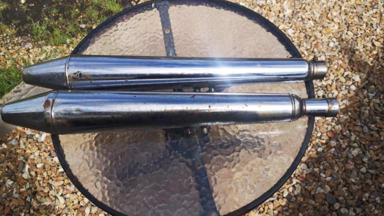YAMAHA XVS125 DRAGSTAR 2000-2004 EXHAUST PIPES