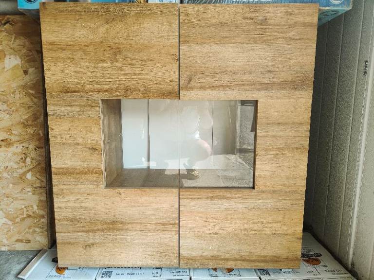 Glass cabinets and TV unit