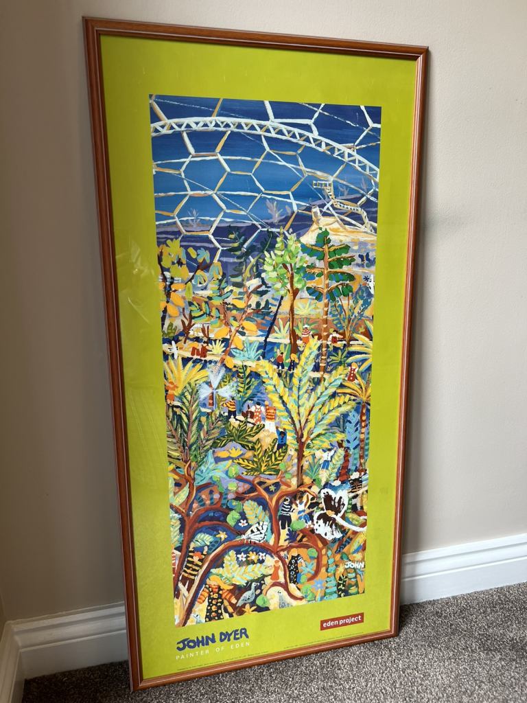 EDEN PROJECT Framed Poster - John Dyer 2001