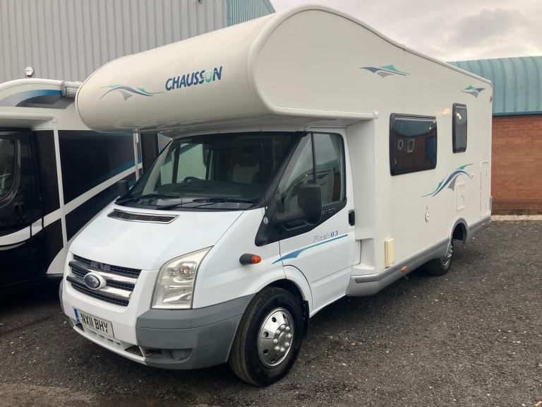 2011 Chausson Flash 03 Motorhome 6 Berth 6 Travel Belts Ford Transit Mk 7