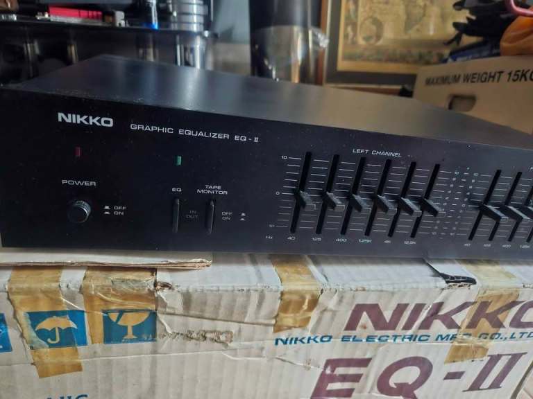 Nikko EQ-II Hifi stereo equalizer