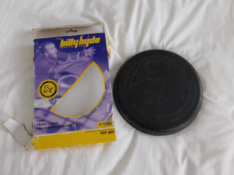 BILLY HYDE DRUM PAD - ORIGINAL PACKAGING. - AUSTRALIA.