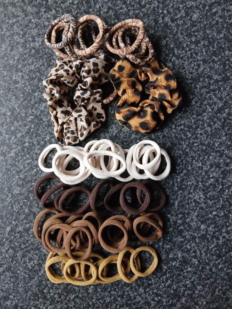 Hair soft fabric scrunchies 