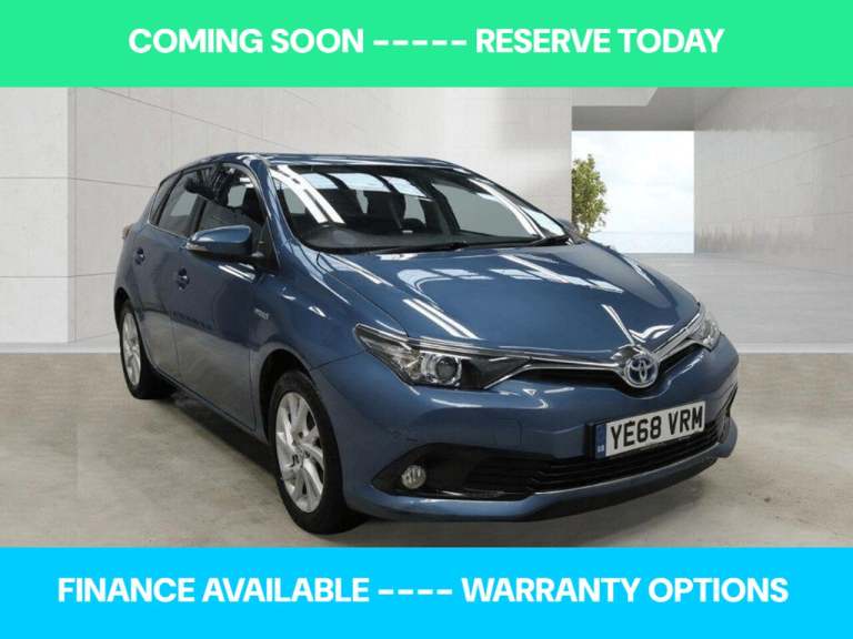 2018 Toyota Auris 1.8 Hybrid Icon Tech TSS 5dr CVT HATCHBACK PETROL/ELECTRIC Automatic