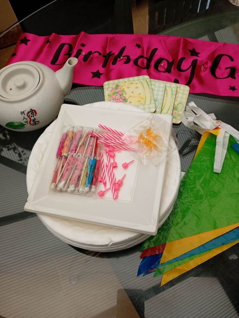  Birthday girl party stuff