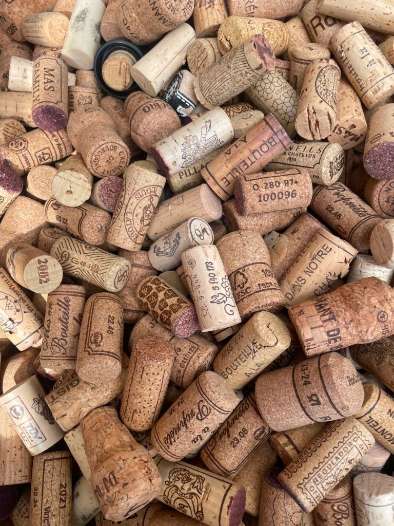 Large Lot of Natural Wine Corks - Crafting & Decor