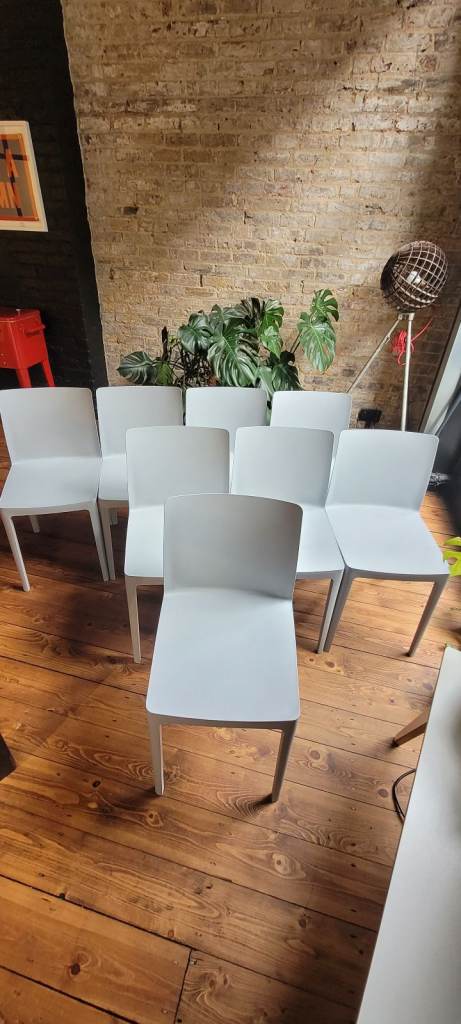 image for 8 X Hay élémentaire Chair, Blue Grey