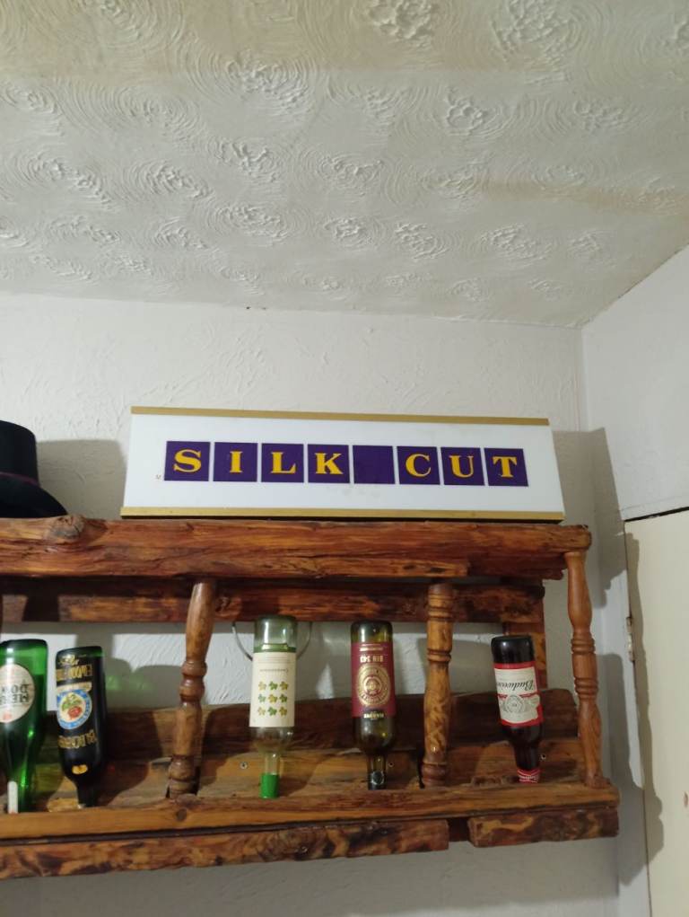 Vintage Silk Cut Advertising Sign – Good Condition