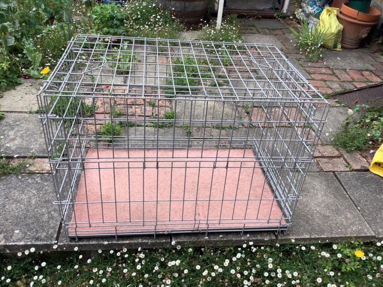 Very sturdy galvanised dog crate