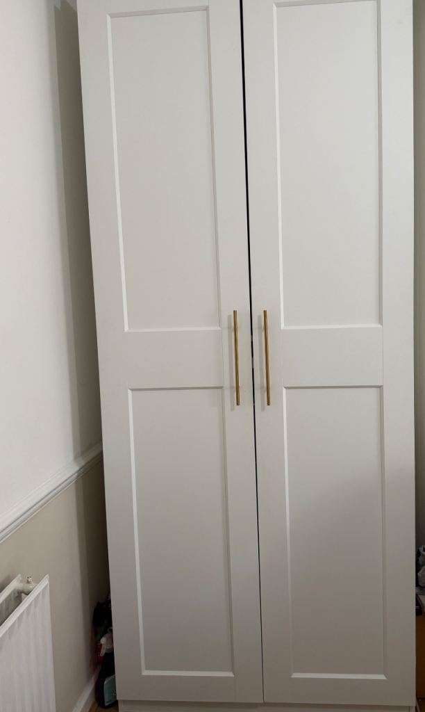 2 x ikea pax wardrobes 