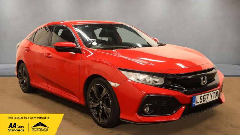 2017 Honda Civic 1.0 VTEC Turbo SR Hatchback 5dr Petrol CVT Euro 6 (s/s) (129 ps) Hatchback Petro...