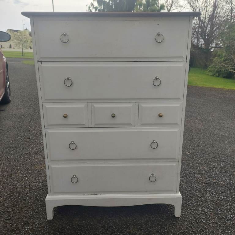 Quality Stag Tallboy Chest Of Drawers 