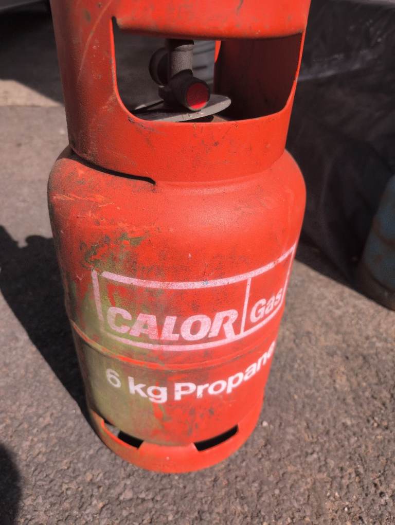 Empty calor 6kg Bottle Propane caravan etc heater screw fit