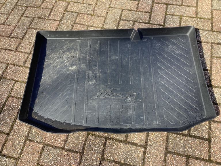 Ford Fiesta boot  rubber liner .