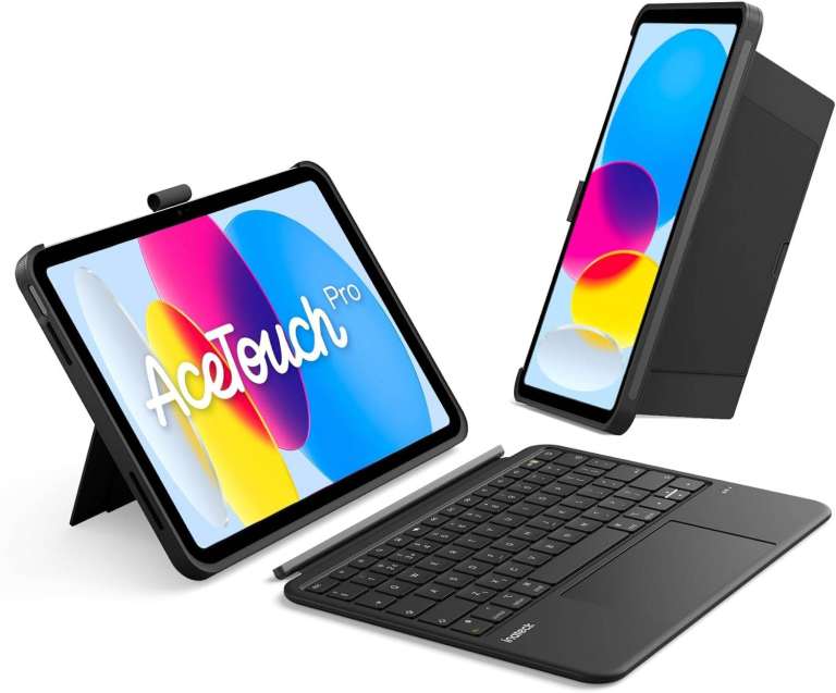 Case with Keyboard for iPad A16 11th Gen 2025 11 inch, iPad 10th Gen 2022 10.9 inch (RRP £60)