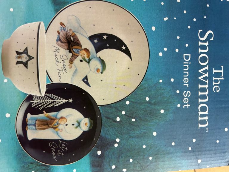 The Snowman 12 Piece Dinner Set - New in Box | in Castle Vale, West ...