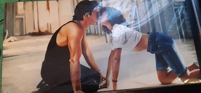 Dirty Dancing film art Come Here Loverboy art work  - Sealed 