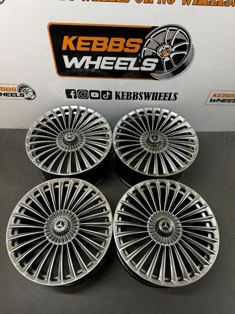 19" MERCEDES MAYBACH TURBINE TWIST STYLE ALLOY WHEELS C CLASS E CLASS S CLASS CLA A CLASS