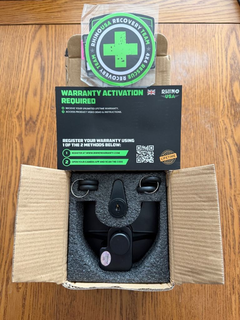 Rhino usa hd trailer coupler lock kit New boxed 