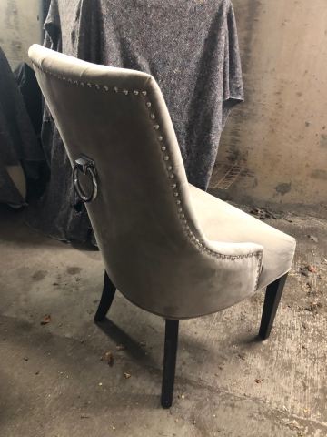 light grey dressing table chair Amazon.com: Latex Vanity Chair with High Backrest | Lovely Bowknot  Footstool for Makeup Room and Bedroom