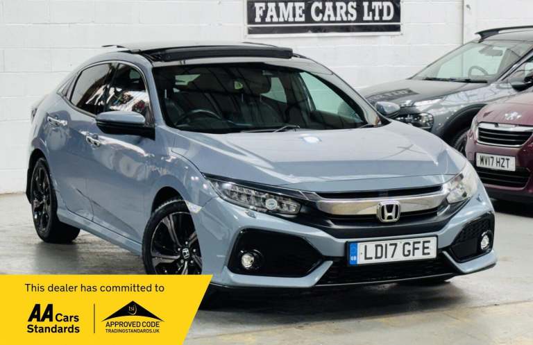 2017 Honda Civic 1.5 VTEC Turbo Prestige CVT Euro 6 (s/s) 5dr HATCHBACK Petrol Automatic