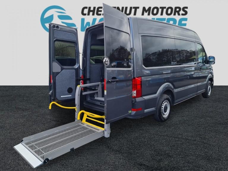 VW Crafter WAV Wheelchair Access Vehicle Auto L2 MWB Hi Roof 2024 3K Miles