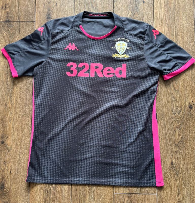 Leeds United Away Shirt 2019 - Kappa 2XL - Near Mint - READ DESCRIPTION