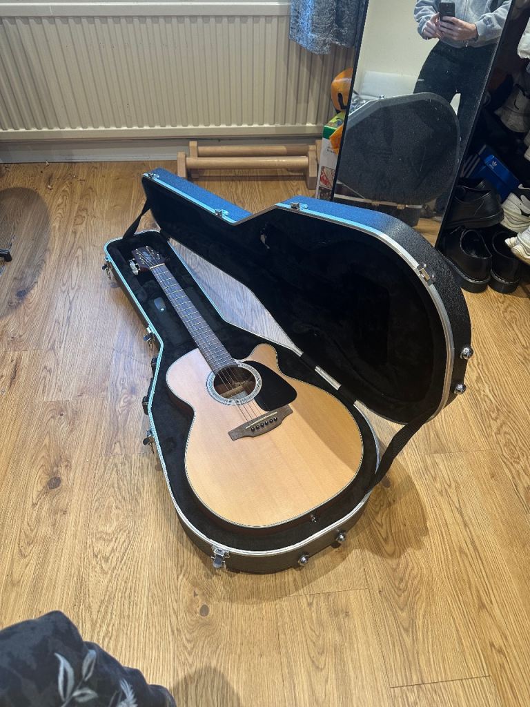 Takamine GX18CE-NS G Series Mini Acoustic-Electric Guitar + Gator Hardshell Case