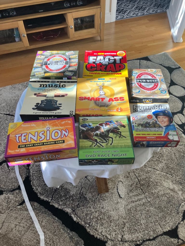 image for 5 dvd games 3 board games