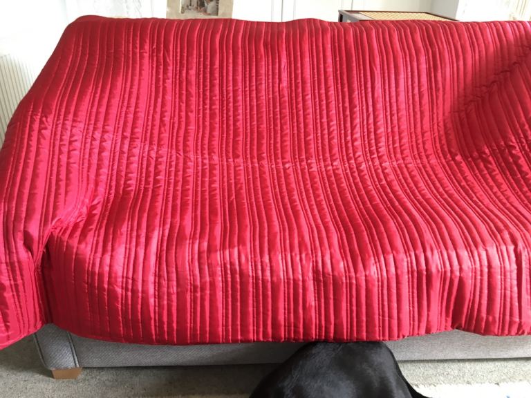 JOHN LEWIS THROW AND SIX CUSHIONS