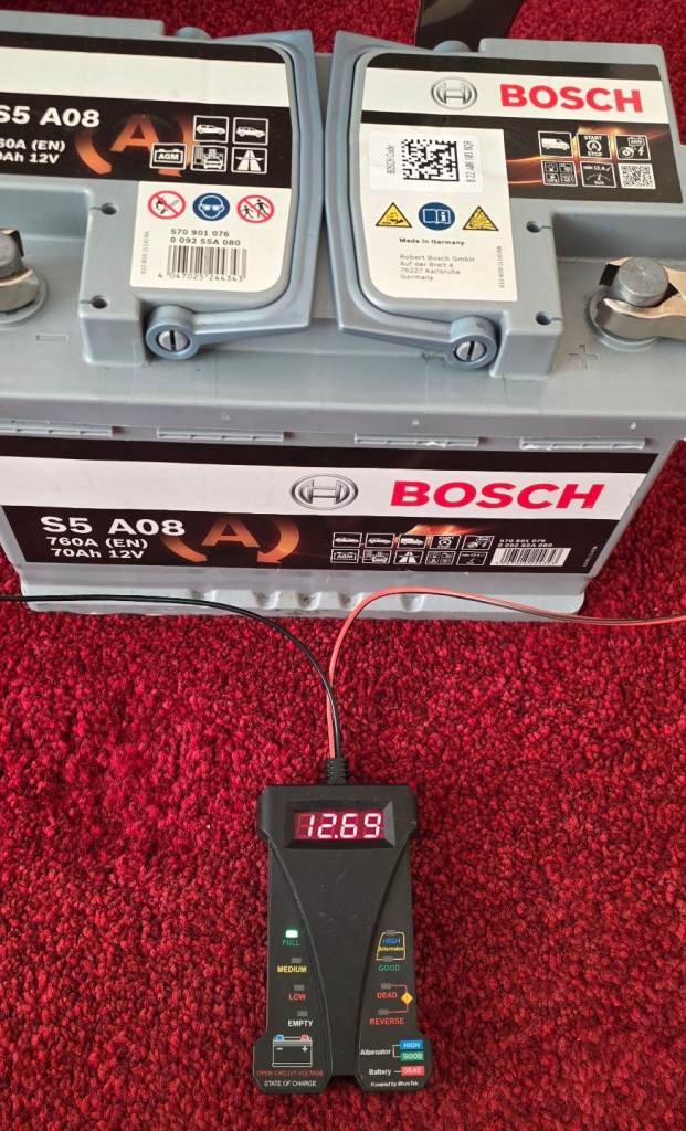 Bosch S5A08 Car Battery 12V AGM Start Stop Type 096