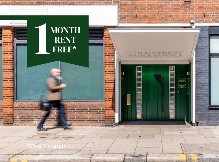 Plug-and-Play 6-Desk Office | Flexible Terms | Rooftop Terrace | Old Street