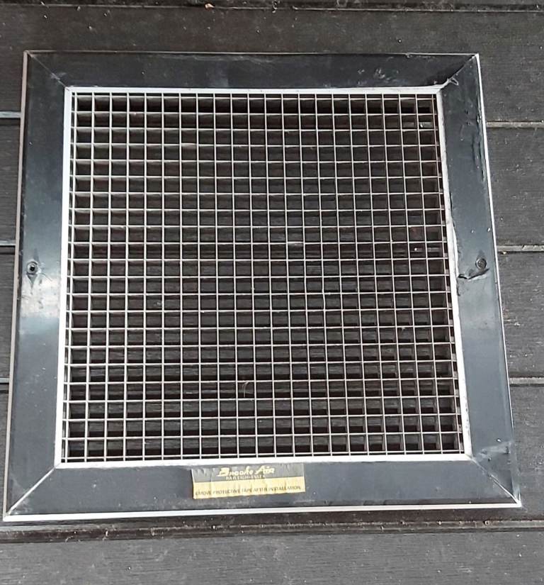 Aluminium egg crate ventilation grille 