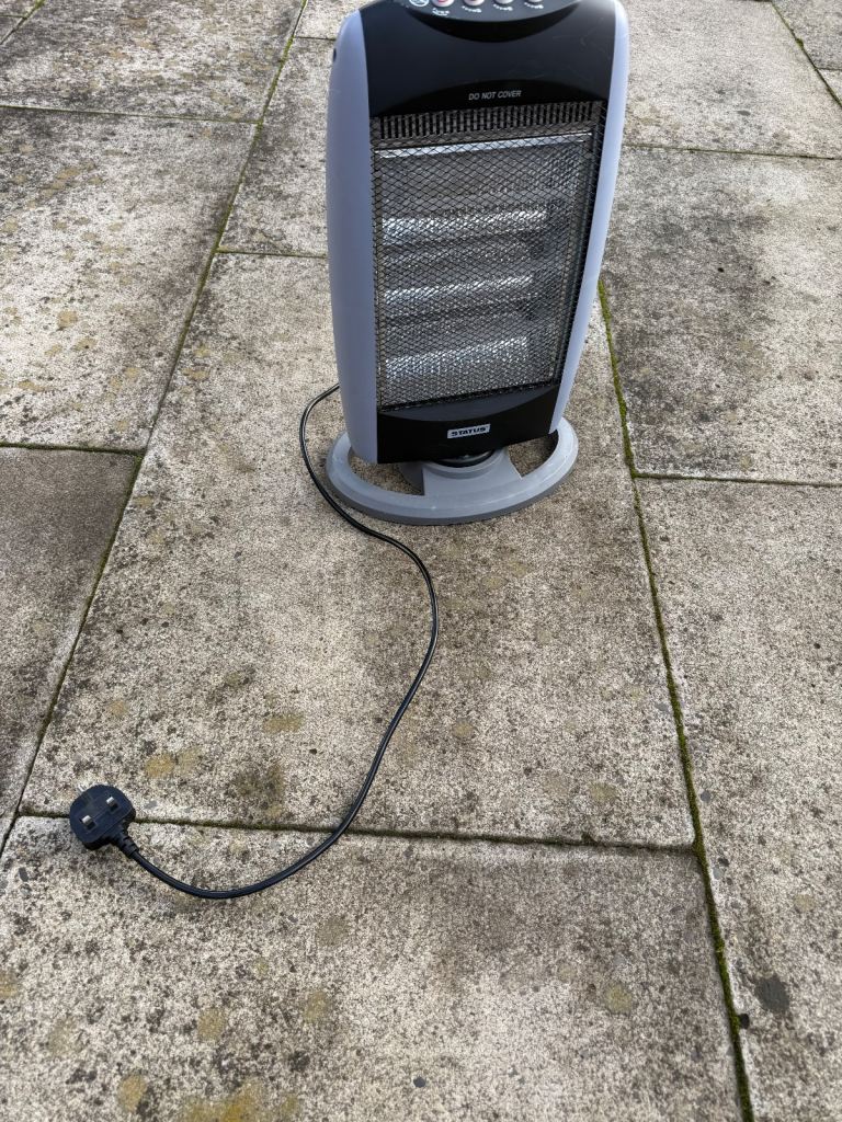 Electric Halogen heater 1.2kW 