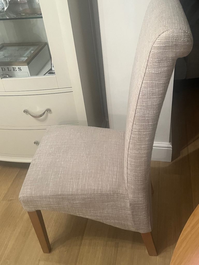 Next Scroll back set of 6 dining chairs