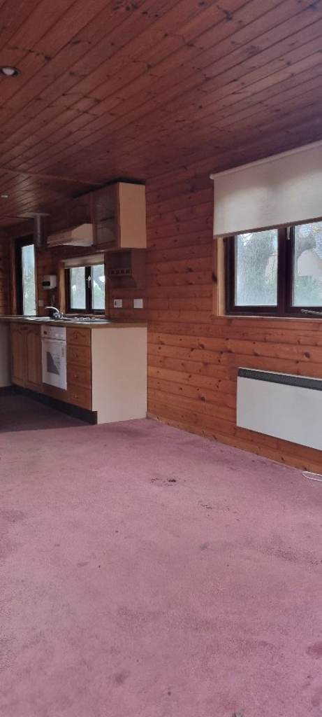 4 Room 80mm Log Cabin House, 9mtr x 4 Mtr