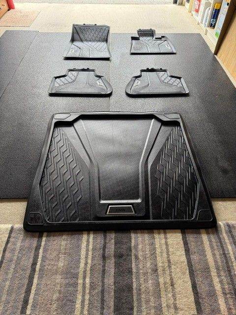 Genuine BMW X5 Rubber Floor Mats and Boot Mat