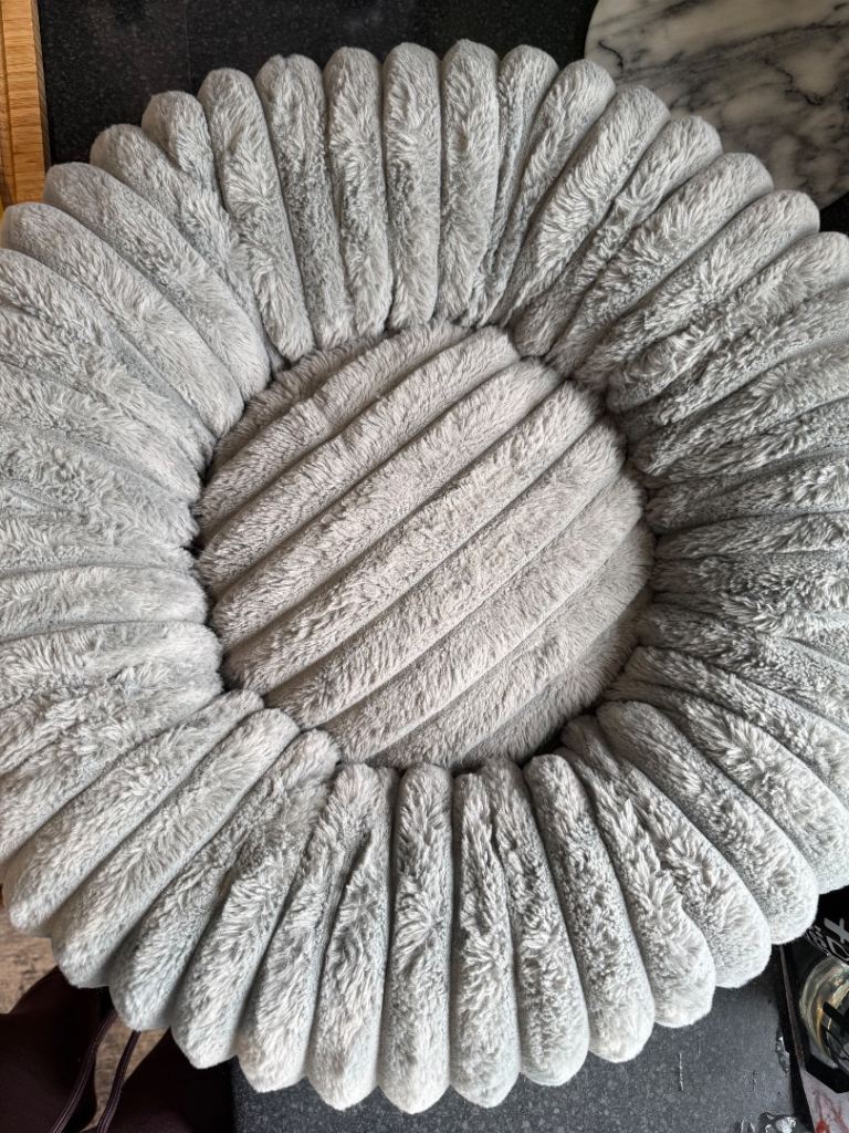 Bedsure Small Dog / puppy / cat donut corduroy Bed Washable cover - 58.5x58.5x18cm