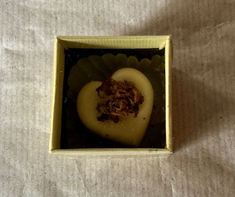 Heart Shape Rose, Geranium & English Lavender Scent Bath-Bubble-Melt